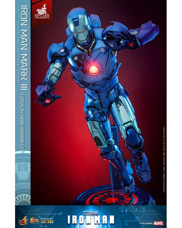 Alt view image 6 of 6 - Movie Masterpiece DIECAST Iron Man Mark 3 (Stealth Mode/2.0 Ver.)