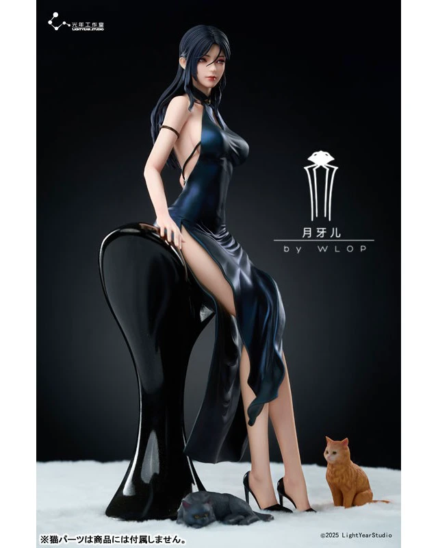 Alt view image 3 of 6 - Cloud Insect Series YueYaEr 1/4 Statue Dress Edition Complete Figure