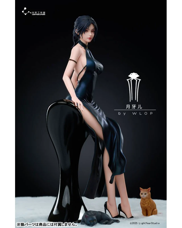 Alt view image 4 of 6 - Cloud Insect Series YueYaEr 1/4 Statue Dress Edition Complete Figure