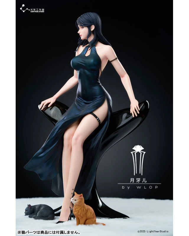 Alt view image 5 of 6 - Cloud Insect Series YueYaEr 1/4 Statue Dress Edition Complete Figure