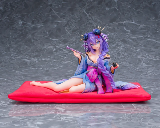 Alt view image 2 of 6 - Purple Heart Kimono Ver. 1/7 Complete Figure (Neptunia x Senran Kagura)