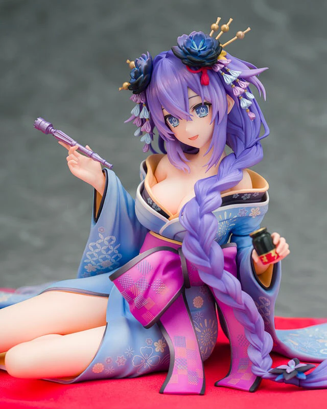 Alt view image 6 of 6 - Purple Heart Kimono Ver. 1/7 Complete Figure (Neptunia x Senran Kagura)