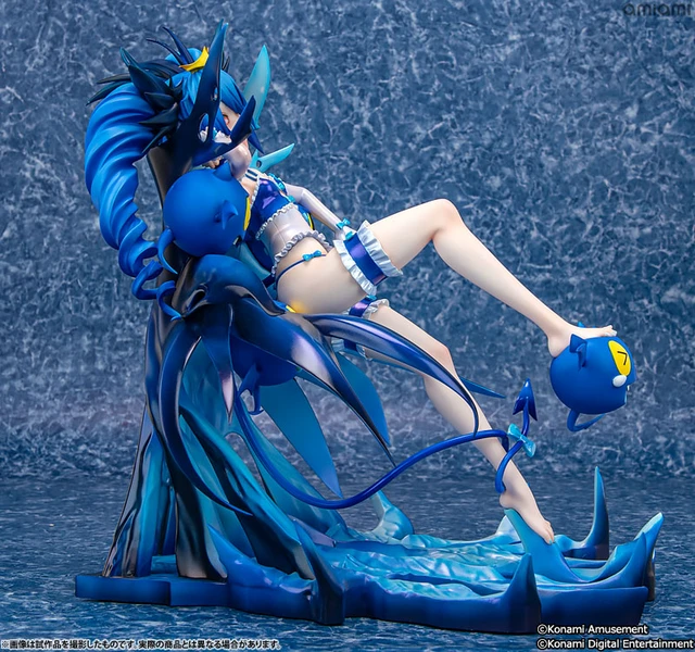 Alt view image 5 of 6 - Aqua (Lewisia Aqua Blue) Vampire Negligee Ver. 1/7 Complete Figure