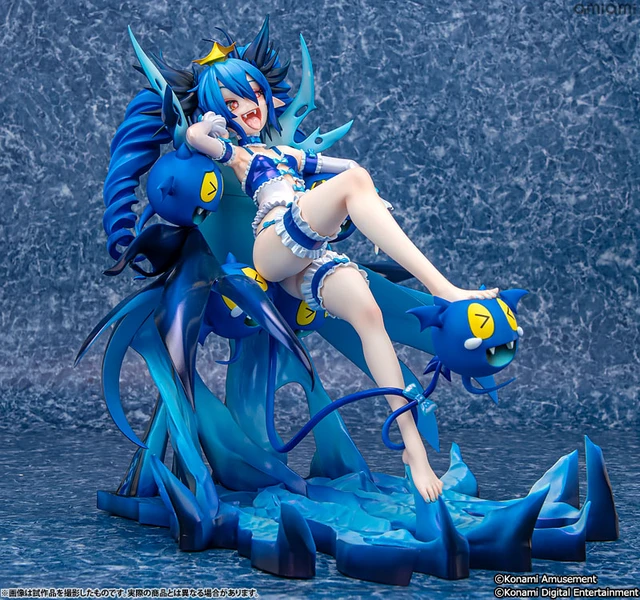 Alt view image 4 of 6 - Aqua (Lewisia Aqua Blue) Vampire Negligee Ver. 1/7 Complete Figure