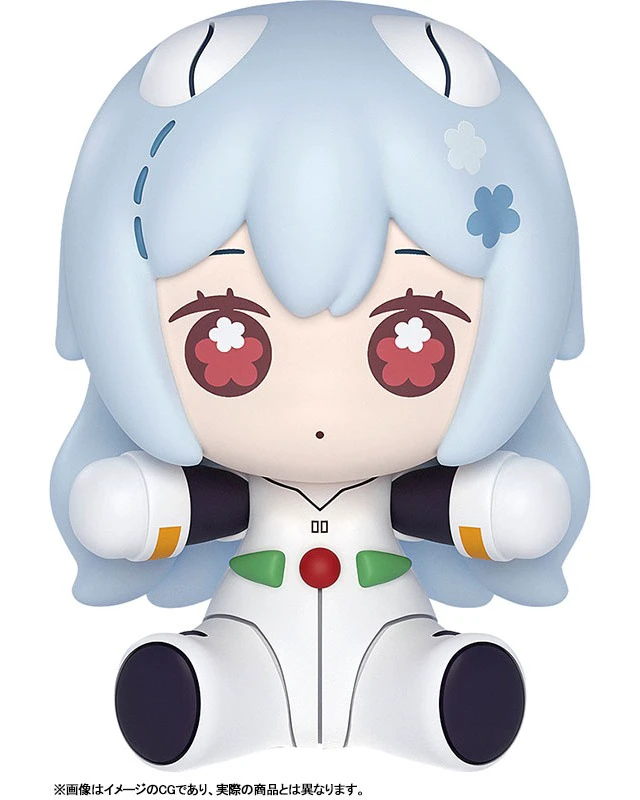 Alt view image 2 of 6 - Huggy Good Smile Rei Ayanami Long Hair Ver. Complete Figure