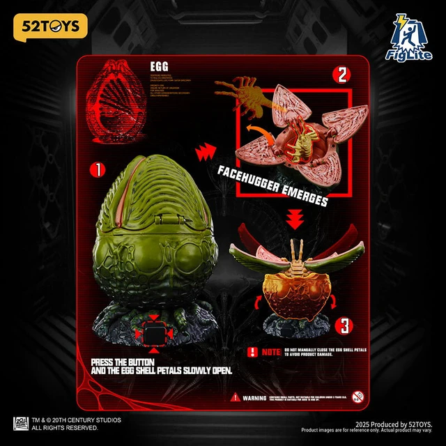 Alt view image 2 of 2 - FIGLITE Xenomorph Egg Complete Figure