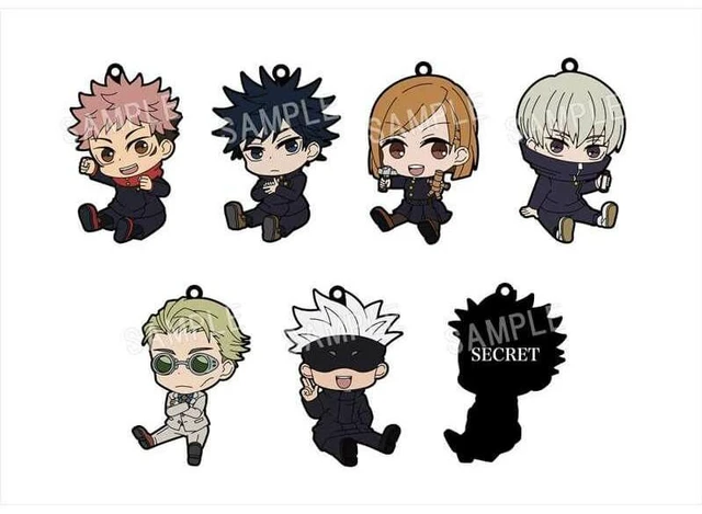 Main image of Jujutsu Kaisen Petanko Trading Rubber Strap 7-Piece Box