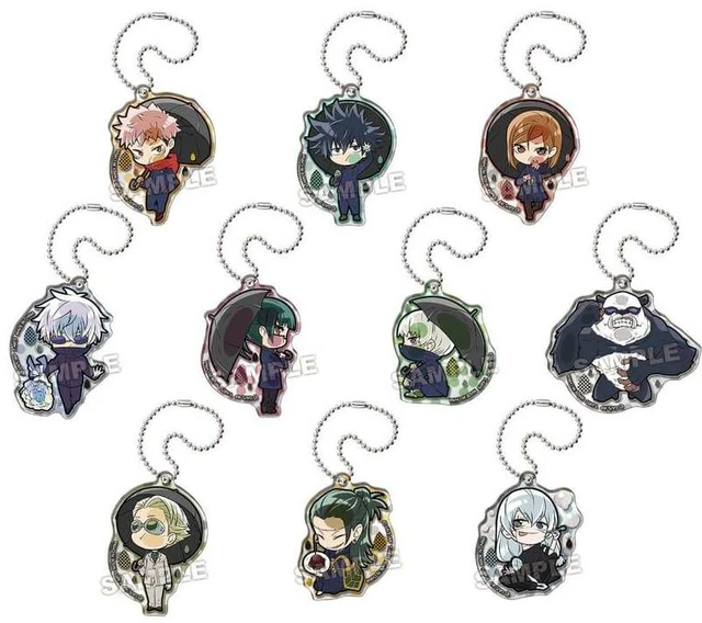 Main image of Jujutsu Kaisen Pita! Defome Opening Acrylic Keychain 10-Pack Box