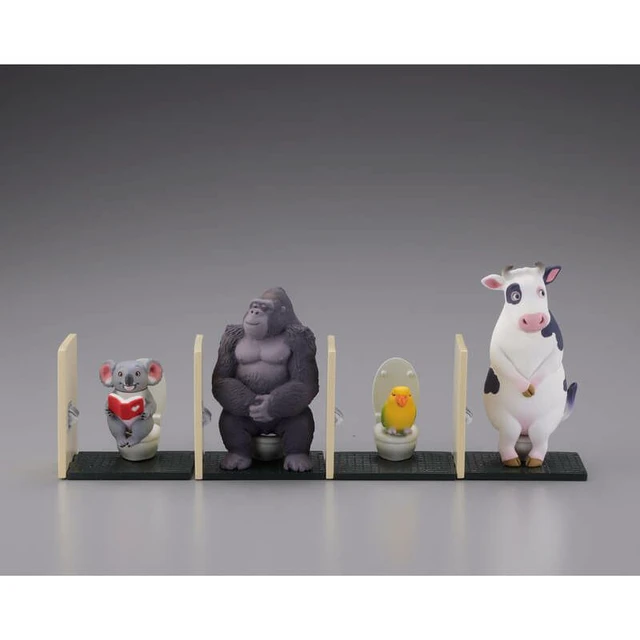 Alt view image 4 of 7 - miniQ Kunio Sato's Animals: Toilet Time 2 (6-Pack Box)