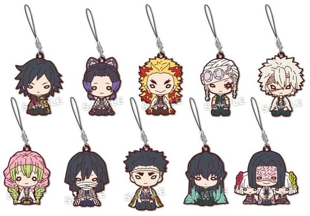 Main image of Nitotan Demon Slayer: Kimetsu no Yaiba Rubber Mascot Vol. 5 10-Pack Box