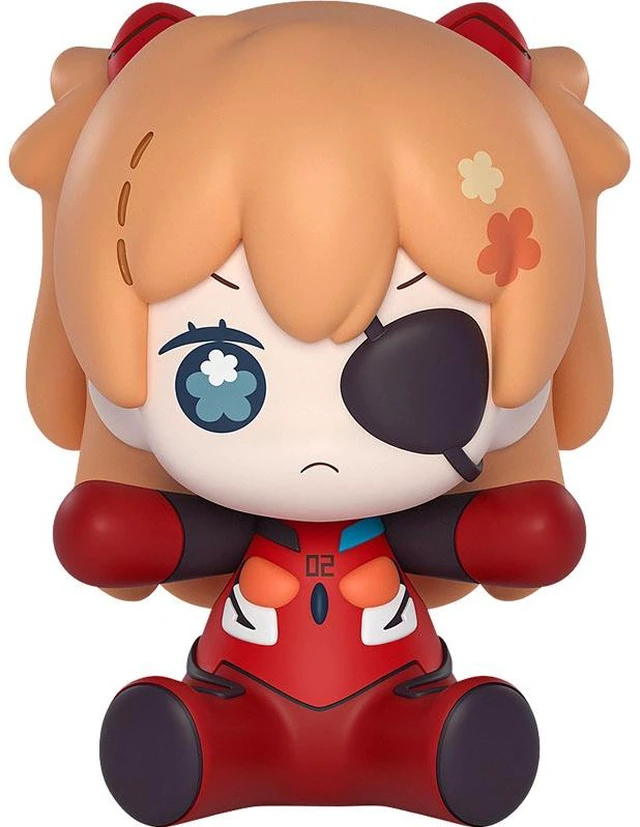 Main image of Huggy Good Smile Asuka Langley Eyepatch Ver. Complete Figure