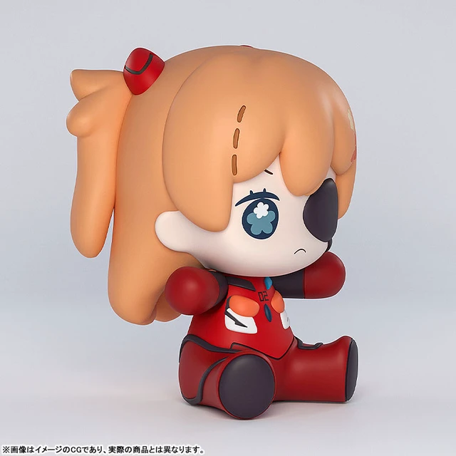 Alt view image 4 of 6 - Huggy Good Smile Asuka Langley Eyepatch Ver. Complete Figure