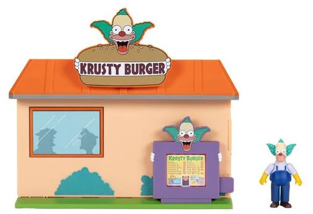 Main image of The Simpsons 2.5-inch Figure/Diorama Krusty Burger (Jakks Pacific)