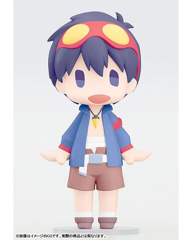 Alt view image 2 of 4 - HELLO! GOOD SMILE Gurren Lagann Simon Movable Figure