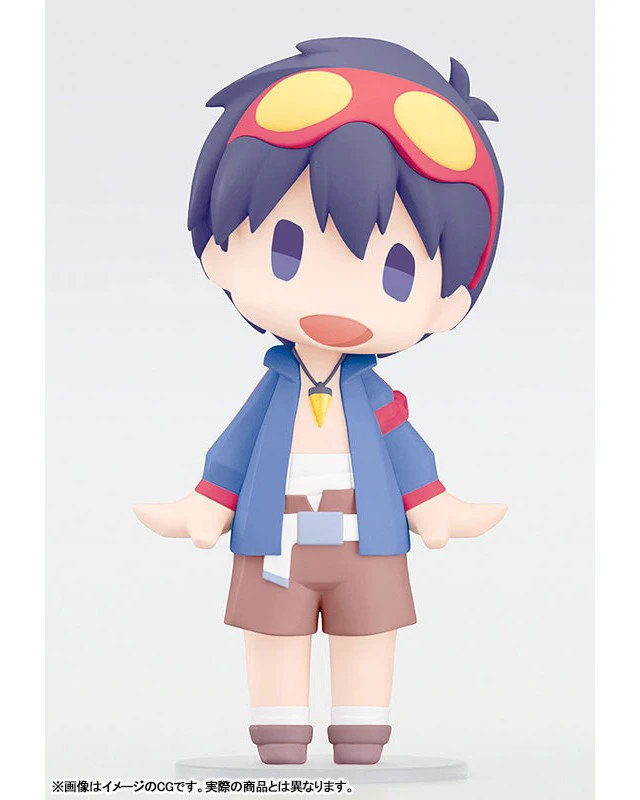 Alt view image 3 of 4 - HELLO! GOOD SMILE Gurren Lagann Simon Movable Figure