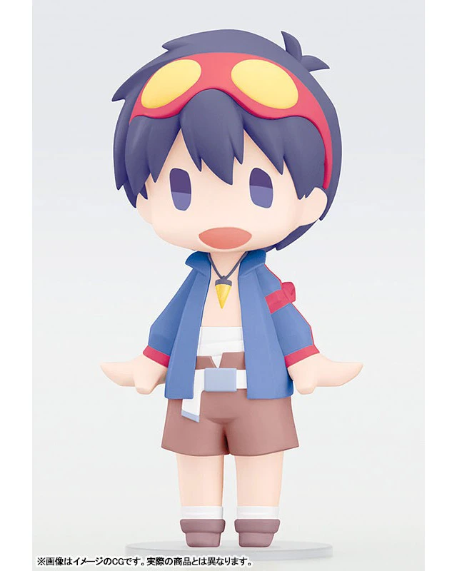 Alt view image 4 of 4 - HELLO! GOOD SMILE Gurren Lagann Simon Movable Figure