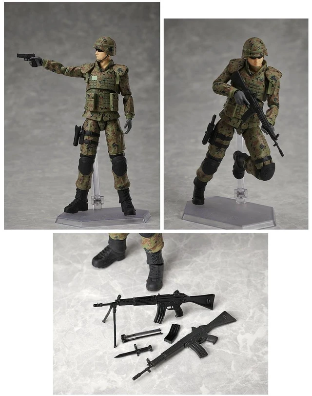 Alt view image 3 of 6 - figma Little Armory JGSDF Infantryman