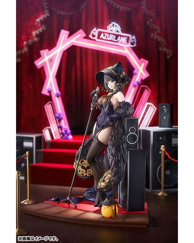 Alt view image 6 of 6 - Cheshire: Music-Resplendent Cait Sith 1/7 Complete Figure (Azur Lane)