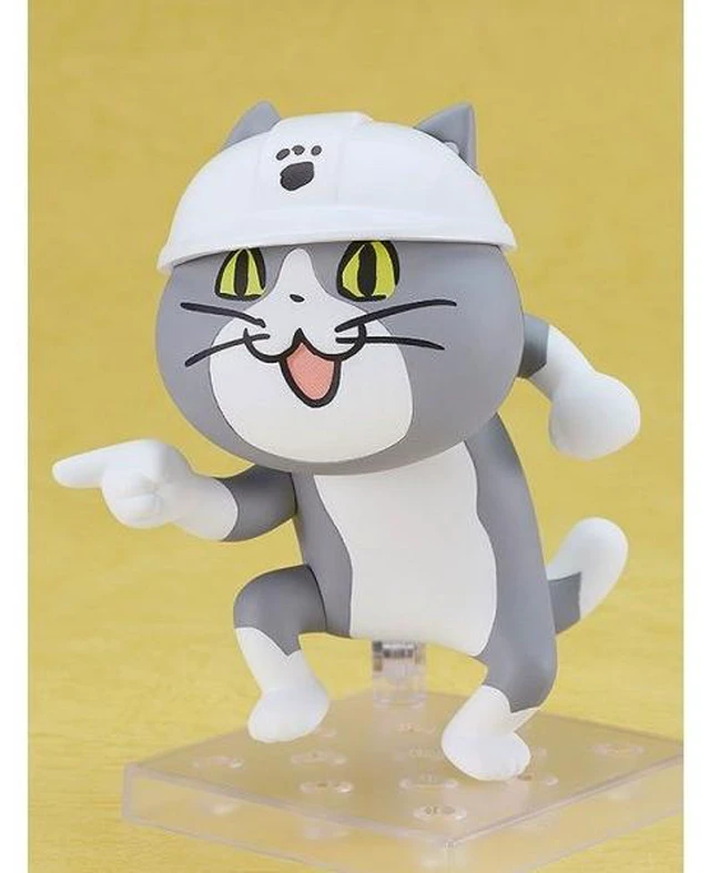 Alt view image 2 of 4 - Nendoroid Shigoto Neko (First Edition) w/ Bonus Base