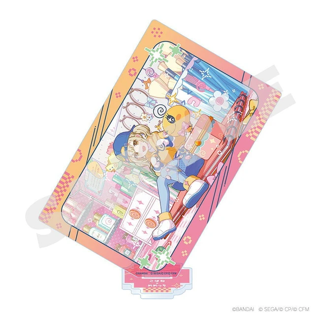 Alt view image 2 of 2 - Japan Kohane Azusawa x Memetchi Card-Type Acrylic Stand - HATSUNE MIKU: COLORFUL