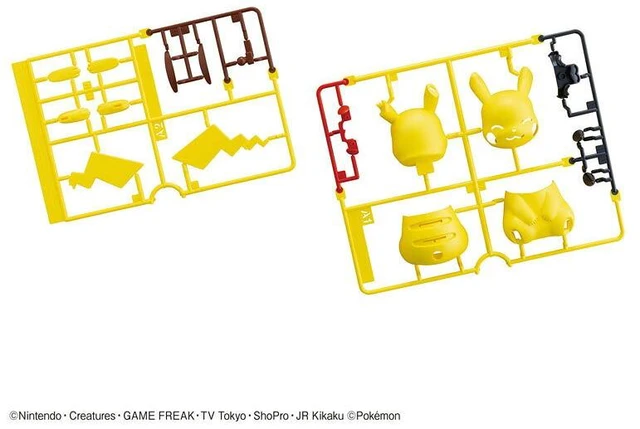 Alt view image 3 of 6 - Pikachu (Sitting Pose) - Pokémon Plamo Collection Quick!! 16