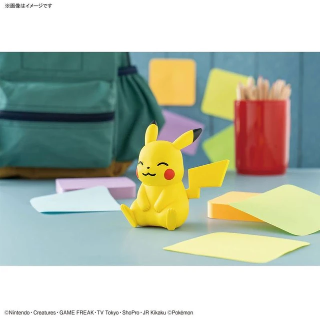 Alt view image 6 of 6 - Pikachu (Sitting Pose) - Pokémon Plamo Collection Quick!! 16