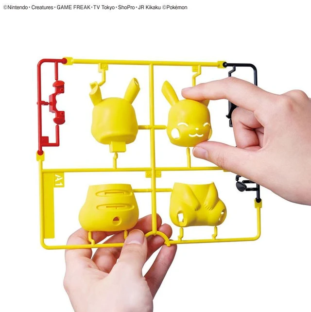 Alt view image 4 of 6 - Pikachu (Sitting Pose) - Pokémon Plamo Collection Quick!! 16