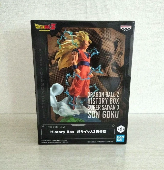 Alt view image 3 of 3 - Dragon Ball Z History Box Super Saiyan 3 Son Goku Complete Figure