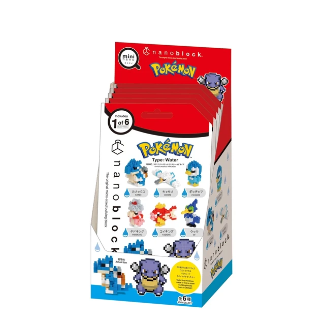 Alt view image 3 of 7 - Japan Nanoblock NBMC_16 Mininano Pokémon Water Type