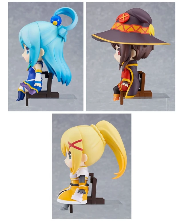 Alt view image 6 of 6 - Nendoroid Swacchao! Konosuba Aqua, Megumin, Darkness 3-Figure Set