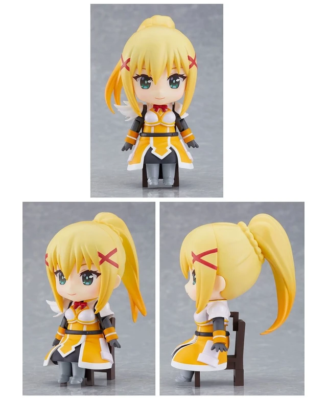 Alt view image 4 of 6 - Nendoroid Swacchao! Konosuba Aqua, Megumin, Darkness 3-Figure Set