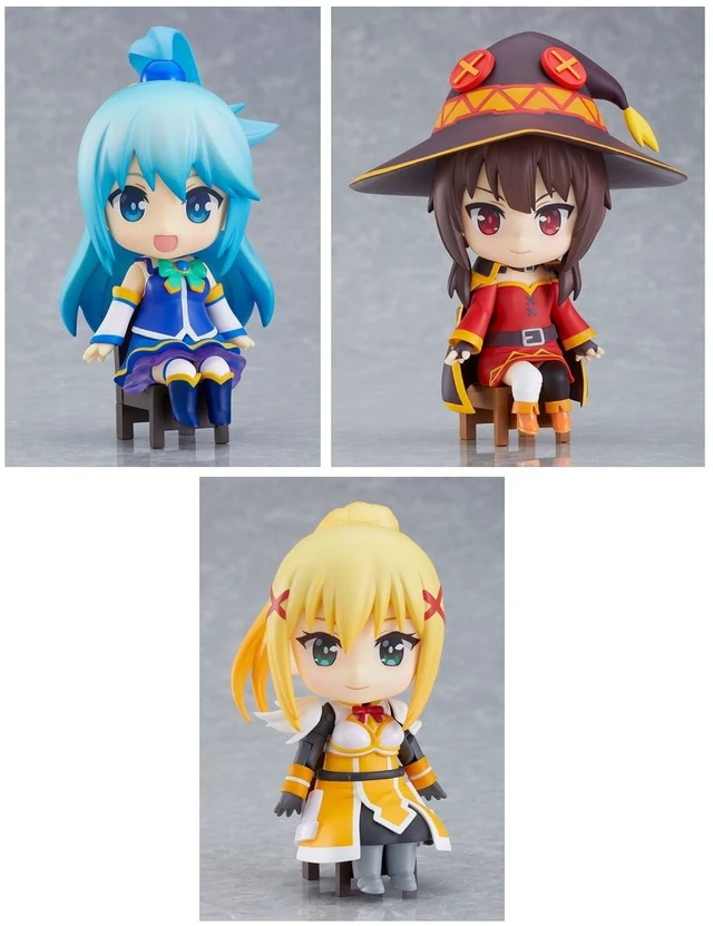 Main image of Nendoroid Swacchao! Konosuba Aqua, Megumin, Darkness 3-Figure Set