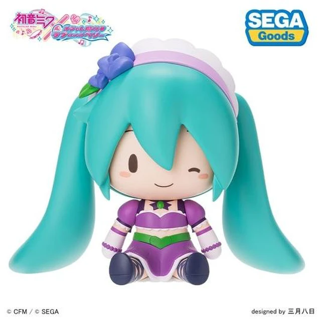 Main image of Japan Hatsune Miku x Love and Berry Fuwapuchi Deformed Figure Kirarin Purple