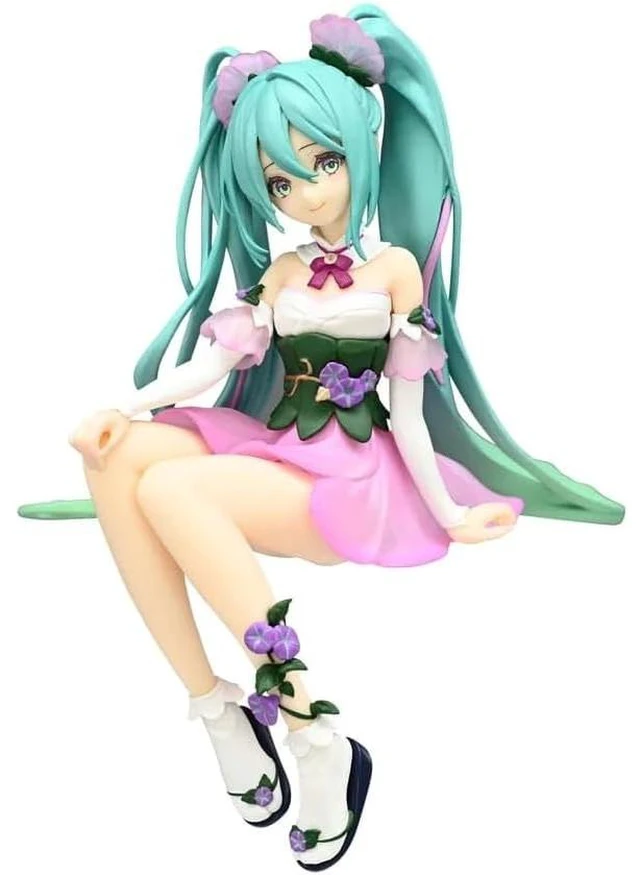 Main image of Japan Hatsune Miku Noodle Stopper Figure Flower Fairy Morning Glory Pink Ver.