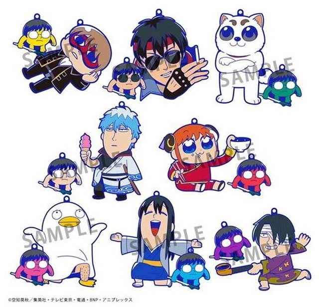 Main image of Japan Gintama x Bkub Okawa Gintama Osehanty Rubber Mascot 1BOX