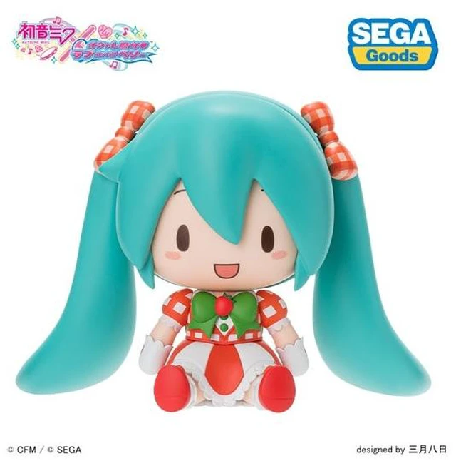 Main image of Japan Hatsune Miku x Love and Berry Fuwapuchi Deformed Figure Strawberry