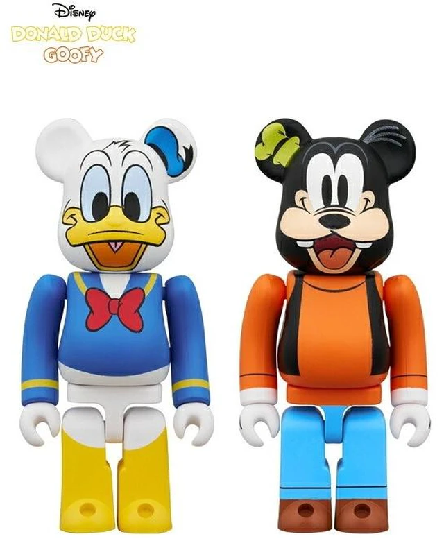 Main image of Japan BE@RBRICK Donald Duck & Goofy 2PCS Set