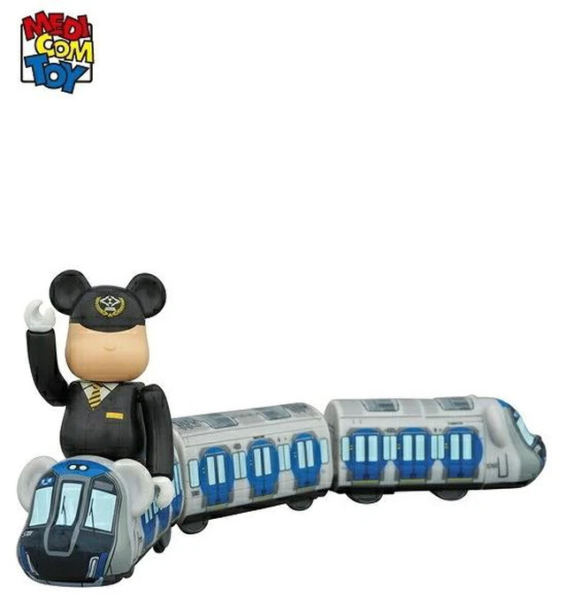 Main image of Japan BE@RBRICK TRAIN Hanshin Jet Silver 5700 Special Edition