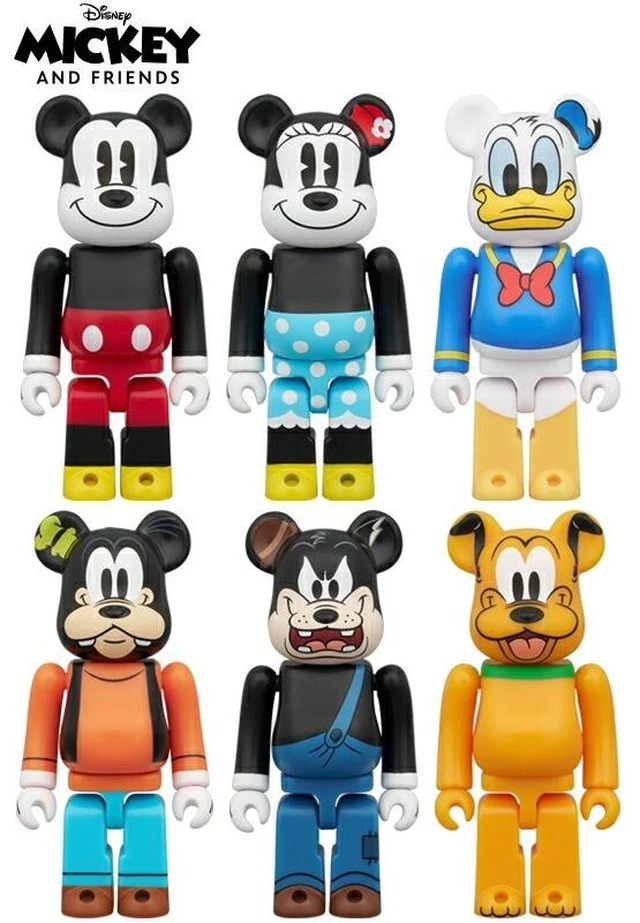 Main image of Japan BE@RBRICK CHASE Mickey Mouse & Friends Mickey Minnie Disney