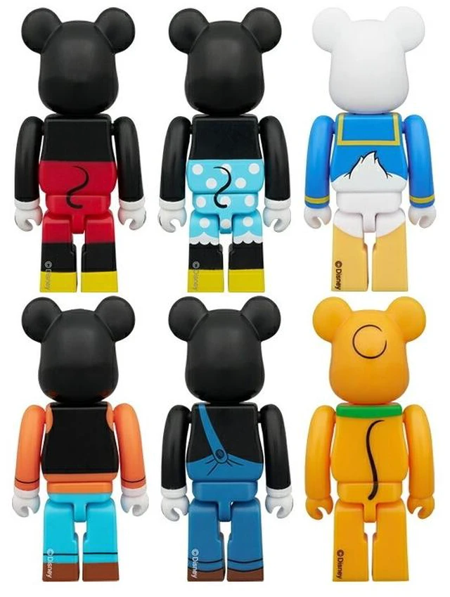 Alt view image 2 of 2 - Japan BE@RBRICK CHASE Mickey Mouse & Friends Mickey Minnie Disney