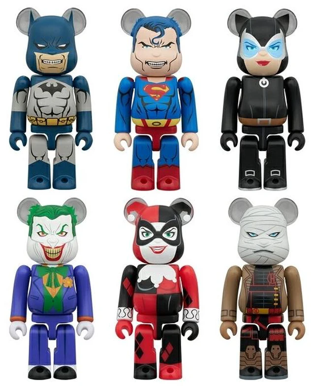 Main image of Japan BE@RBRICK Batman Hush #1 Marvel Superman The Joker Figure