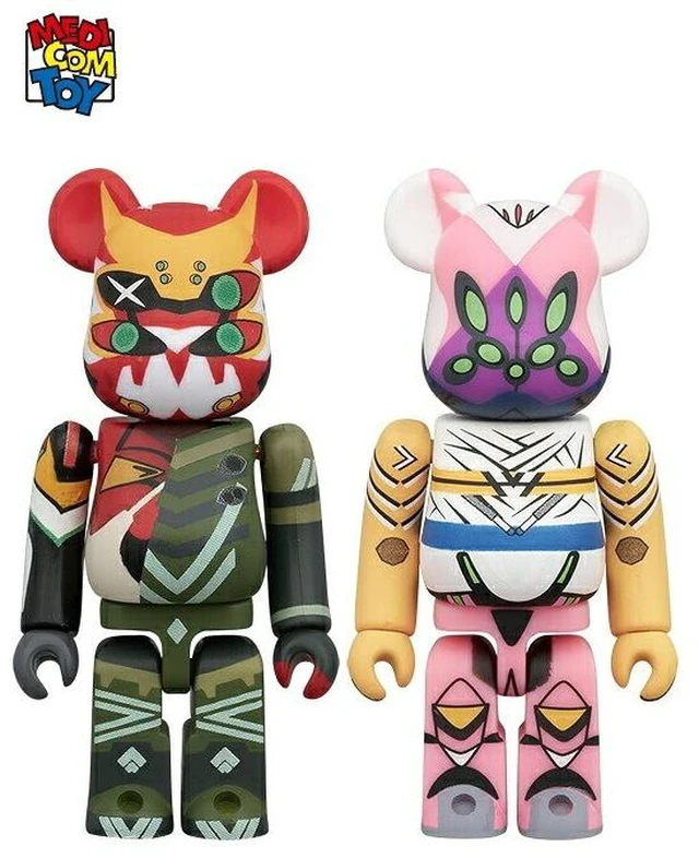 Main image of Japan BE@RBRICK 2PCS Set Evangelion New Unit 2 alpha & Unit 8 beta