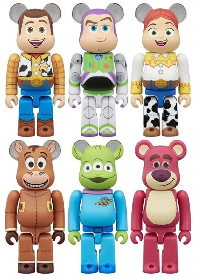 Main image of Japan BE@RBRICK Toy Story Chase Woody & Buzz Lightyear Set