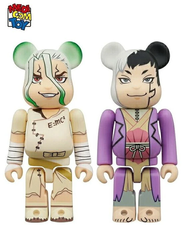 Main image of Japan BE@RBRICK Senku Ishigami & Gen Asagiri 2PCS SET Dr.STONE