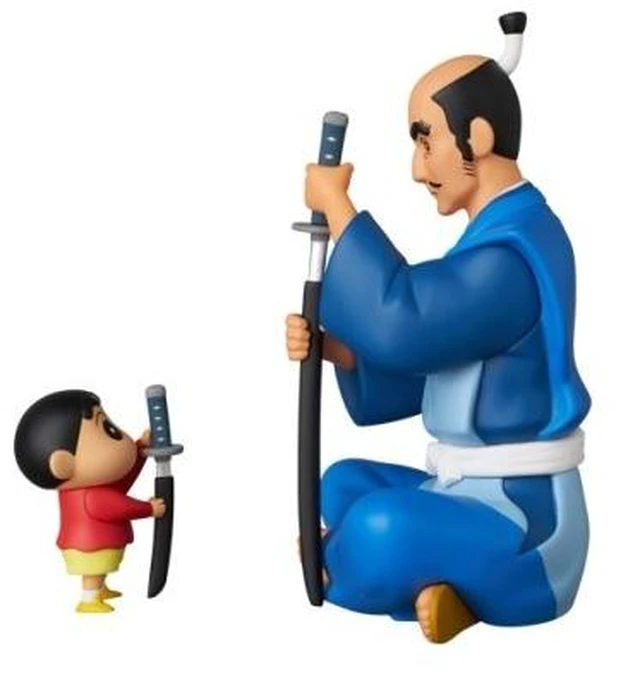 Main image of Japan UDF Crayon Shin-chan Bushi no Kinuchi (Matabee & Shin-chan)