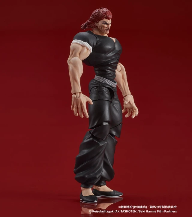 Alt view image 3 of 6 - Japan DIGACTION Yujiro Hanma Hanma Baki Movable Figure