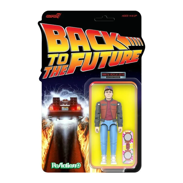 Alt view image 2 of 4 - Japan ReAction+ 3.75 Action Figure Back to the Future Series 2 Marty McFly