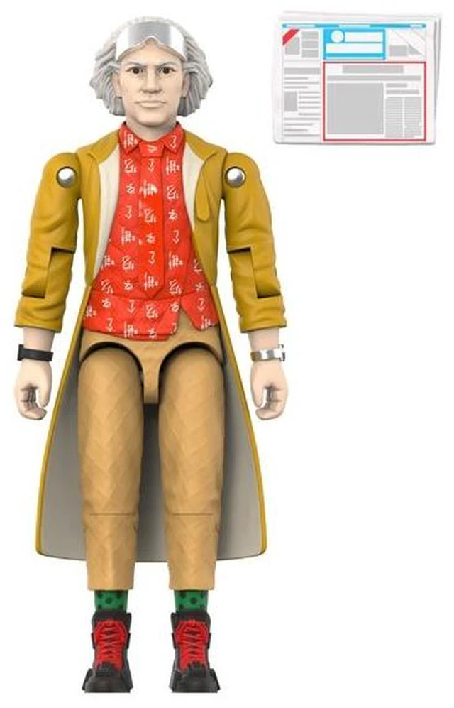 Main image of Japan Dr. Emmett Brown (2015) ReAction+ 3.75" Action Figure Back to the Future