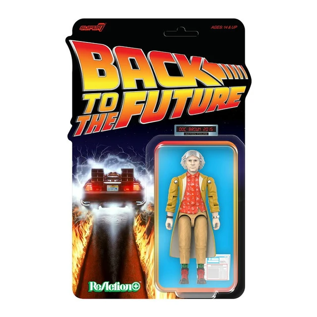 Alt view image 2 of 3 - Japan Dr. Emmett Brown (2015) ReAction+ 3.75" Action Figure Back to the Future