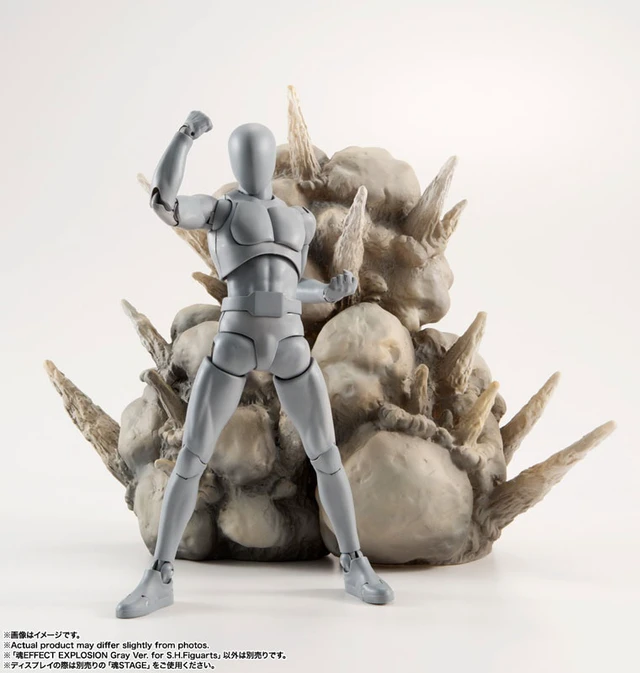 Alt view image 6 of 6 - Tamashii Effect Explosion Gray Ver. for S.H.Figuarts